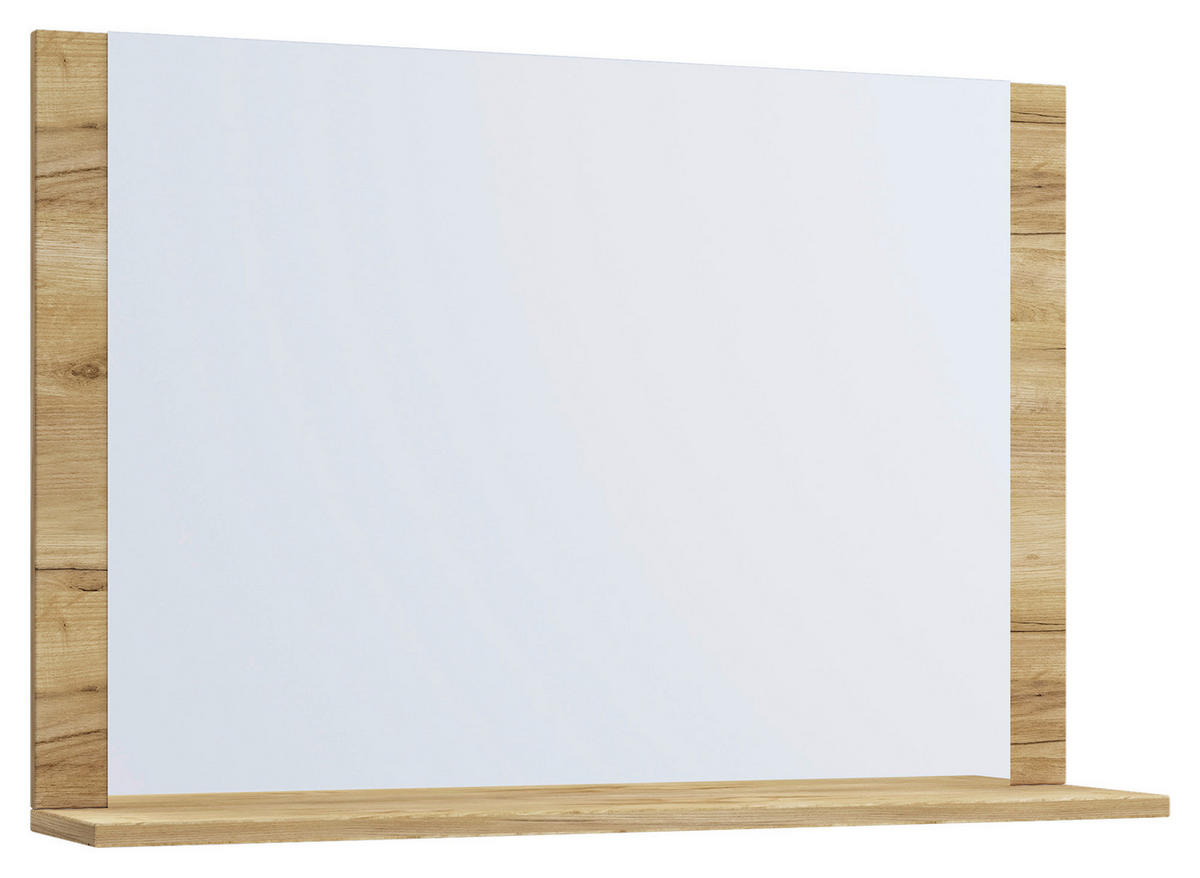 Wandspiegel Lendas Eiche Honig Nachbildung Holzwerkstoff B/H/T: ca. 80x65x17 cm Lendas - Eiche (80,00/65,00/17,00cm) - VCM Möbel
