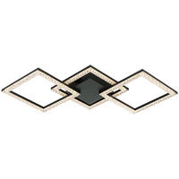 Deckenleuchte schwarz Kunststoff B/H/L: ca. 29x8x64 cm LED-Deckenleuchte_Lux - schwarz (64,00/29,00/8,00cm)