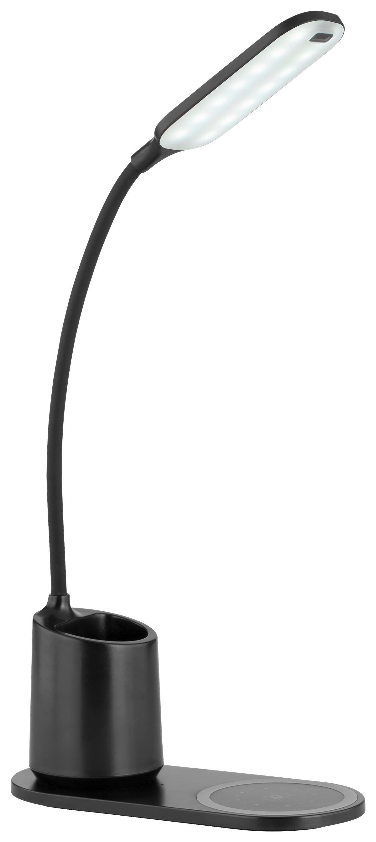 GLOBO LED-Tischleuchte 58429B MELLI schwarz Kunststoff B/H/T: ca. 8,5x45x34 cm MELLI - schwarz (8,50/45,00/34,00cm) - GLOBO