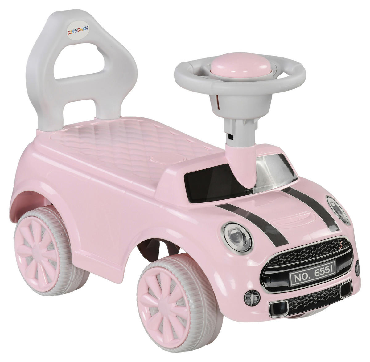AIYAPLAY Rutschauto rosa B/H/L: ca. 25x35x53 cm Rutschauto - rosa (53,00/25,00/35,00cm) - AIYAPLAY