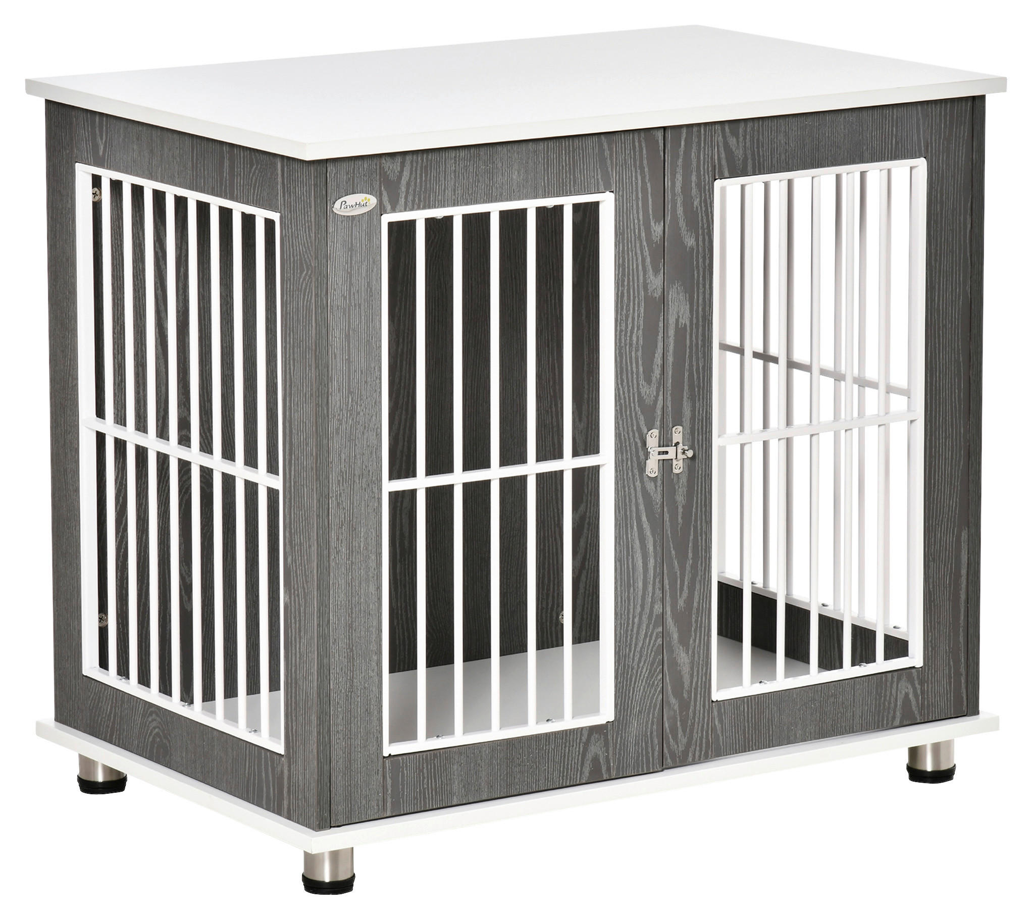 PawHut Hundekäfig Hundekäfig - (85,00/55,00/75,00cm) - PawHut