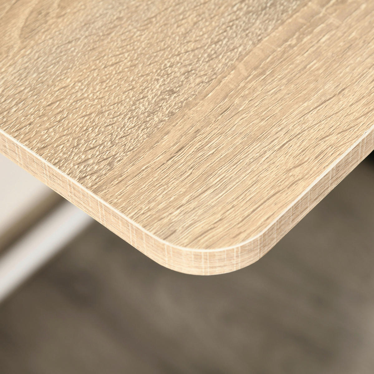 Schreibtisch 836-055AK weiß Eiche Nachbildung B/H/T: ca. 84x85x45 cm 836-055AK - Eiche/weiß (84,00/85,00/45,00cm) - HOMCOM