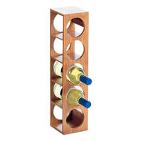 Zeller Weinregal für 5 Flaschen natur Bambus B/H/L: ca. 12,5x53x13,5 cm Weinregal_5_Flaschen - natur (13,50/12,50/53,00cm) - Zeller