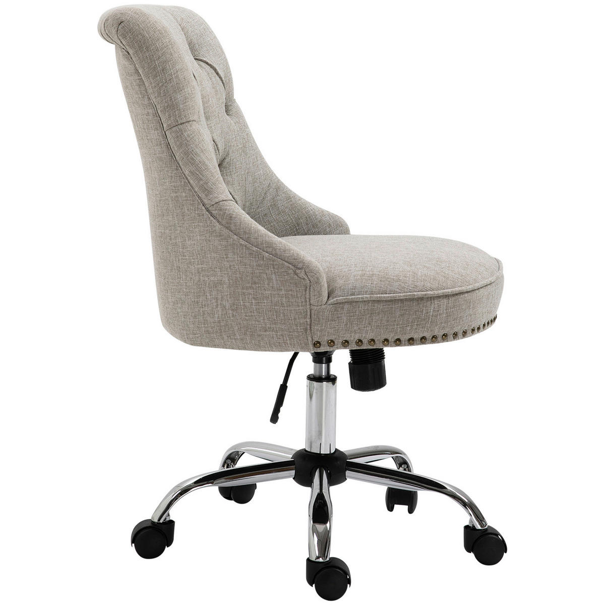 Drehstuhl 836-117 grau 836-117 - grau (54,00/84,00/65,50cm) - HOMCOM