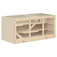 PawHut Nagerkäfig Nagerkäfig - (115,00/57,00/55,00cm) - PawHut
