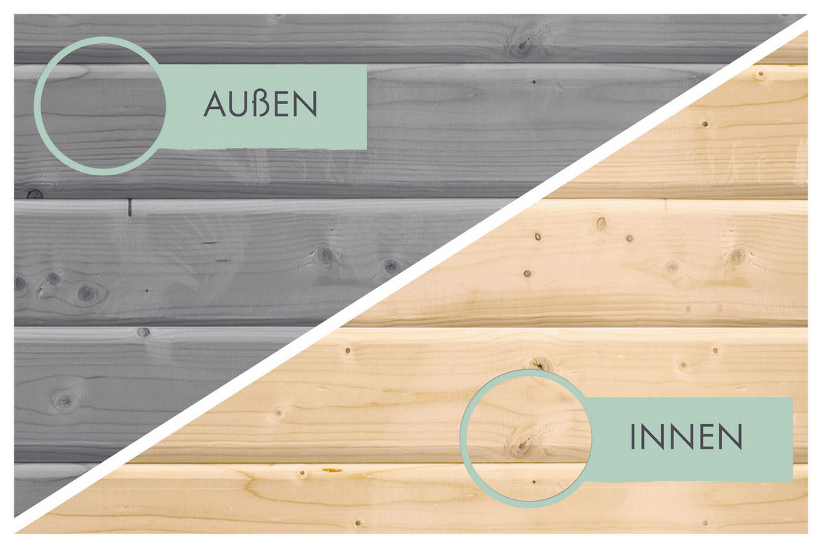 Karibu Hochbeet grau Holz B/H/L: ca. 178x97x97 cm Hochbeet_3 - grau (97,00/178,00/97,00cm) - Karibu