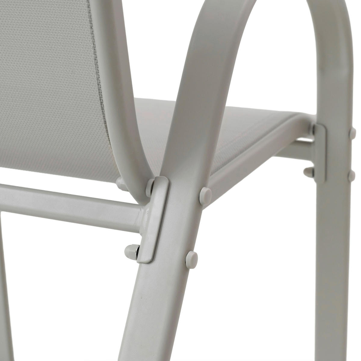 POCOline Gartensitzgruppe Tomar hellgrau Stahl Tomar - hellgrau - POCOline