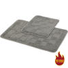 Badgarnitur Badgarnitur_Karo_2tlg.o.A. grau - grau (80,00/50,00cm) - Sensation