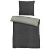 Baumwoll Bettwäsche Flanell Wendebettwäsche_Flanell 155x220 - Titanium/grau (155,00/220,00cm)