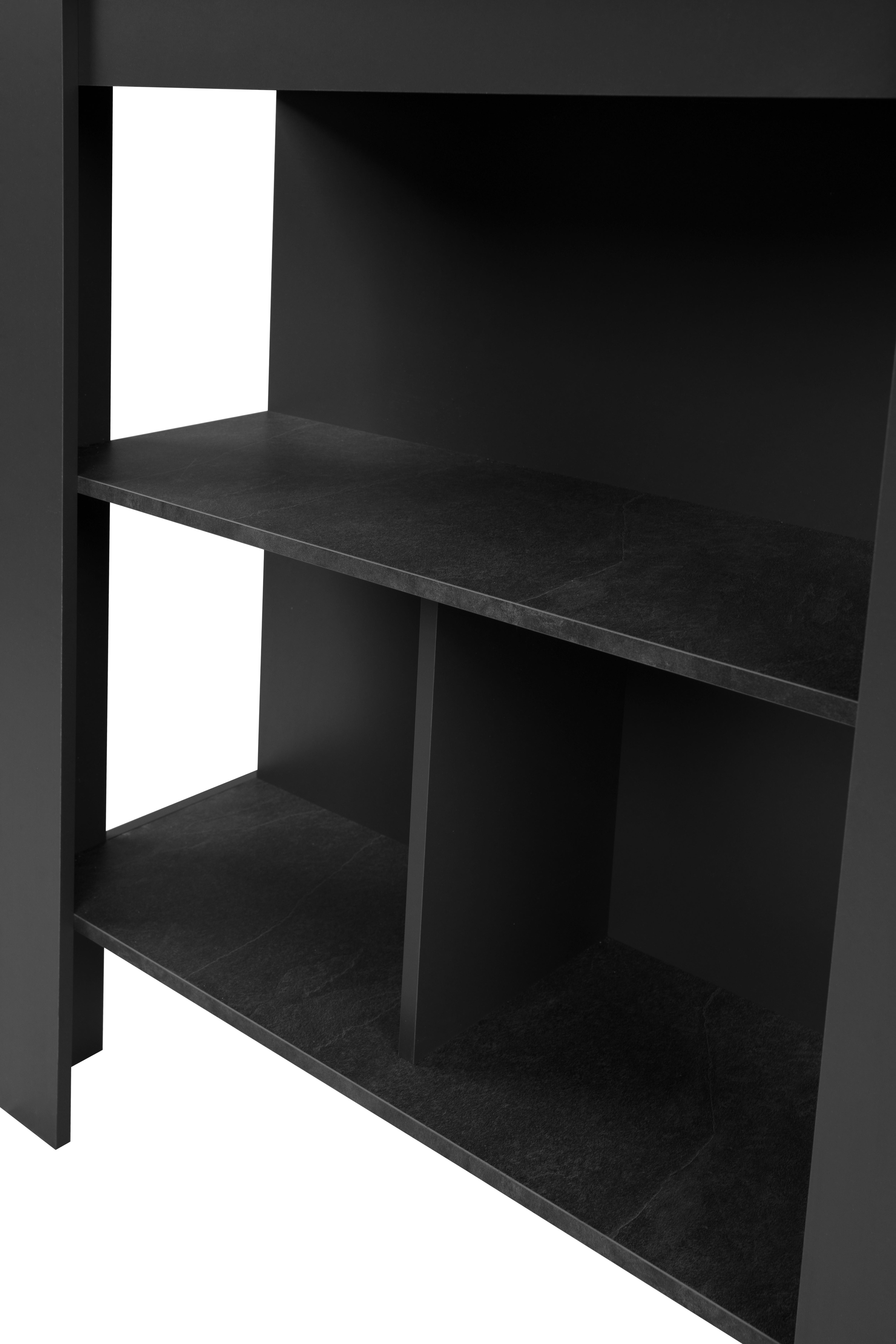 Bartisch Atlanta Schiefergrau Spanplatte B/H/T: ca. 92x106x68 cm Atlanta - Schiefergrau (92,00/106,00/68,00cm)