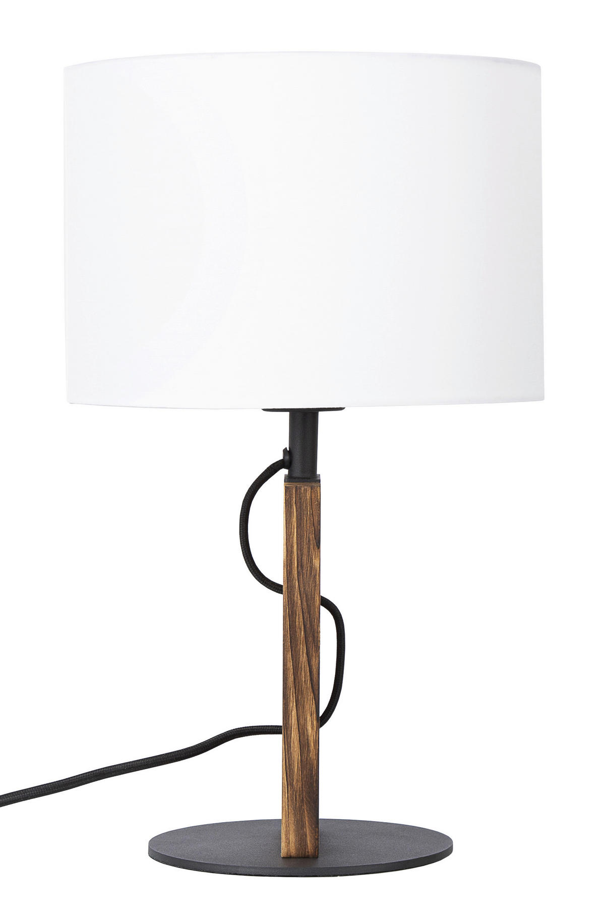 Nowa Tischleuchte 51060146 braun Holz H: ca. 40,2 cm E27 1 Brennstellen PINUS - braun (40,20cm) - Nowa