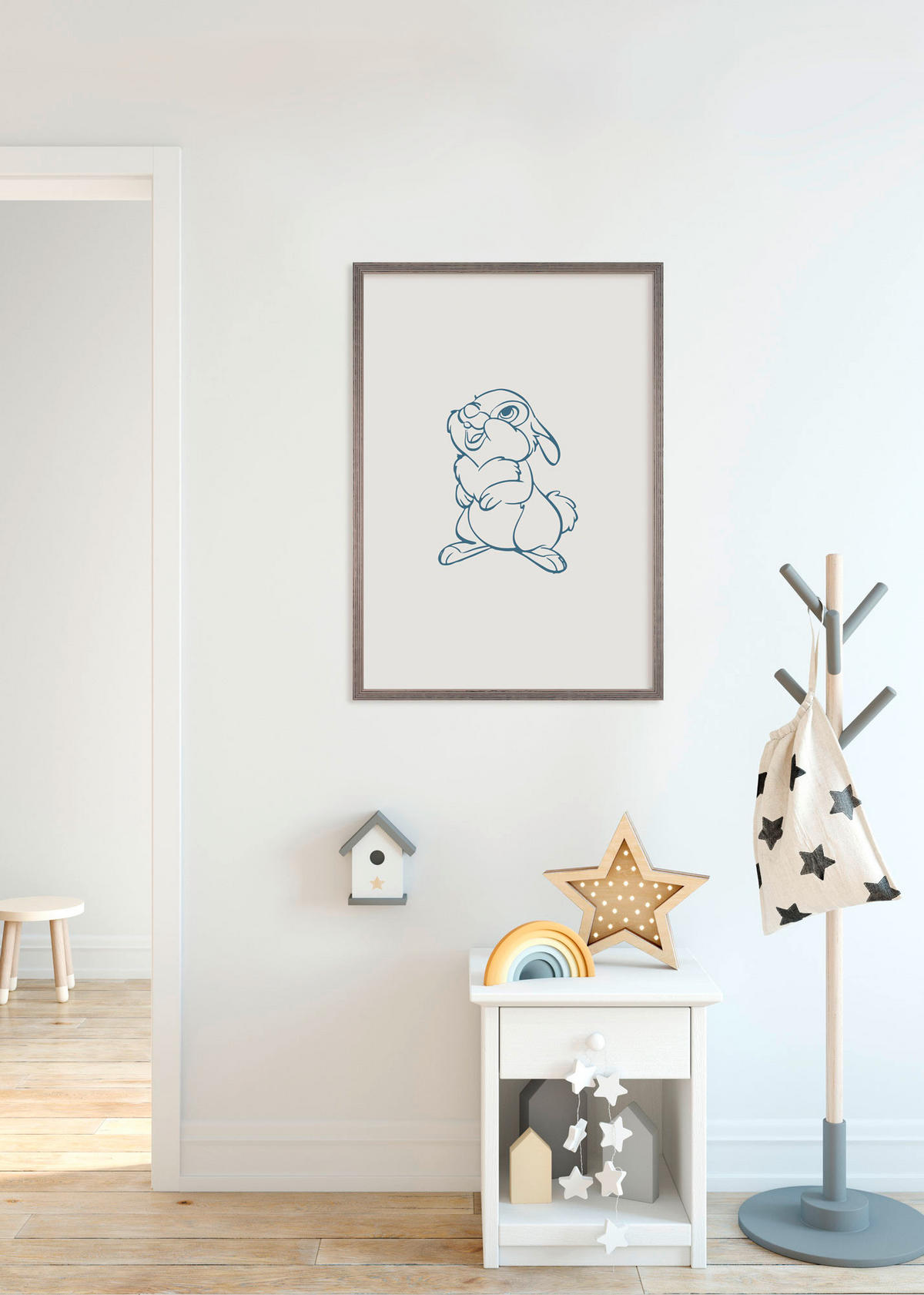 Komar Poster Hey Thumper Disney B/L: ca. 50x70 cm Hey Thumper - (50,00/70,00cm) - Komar