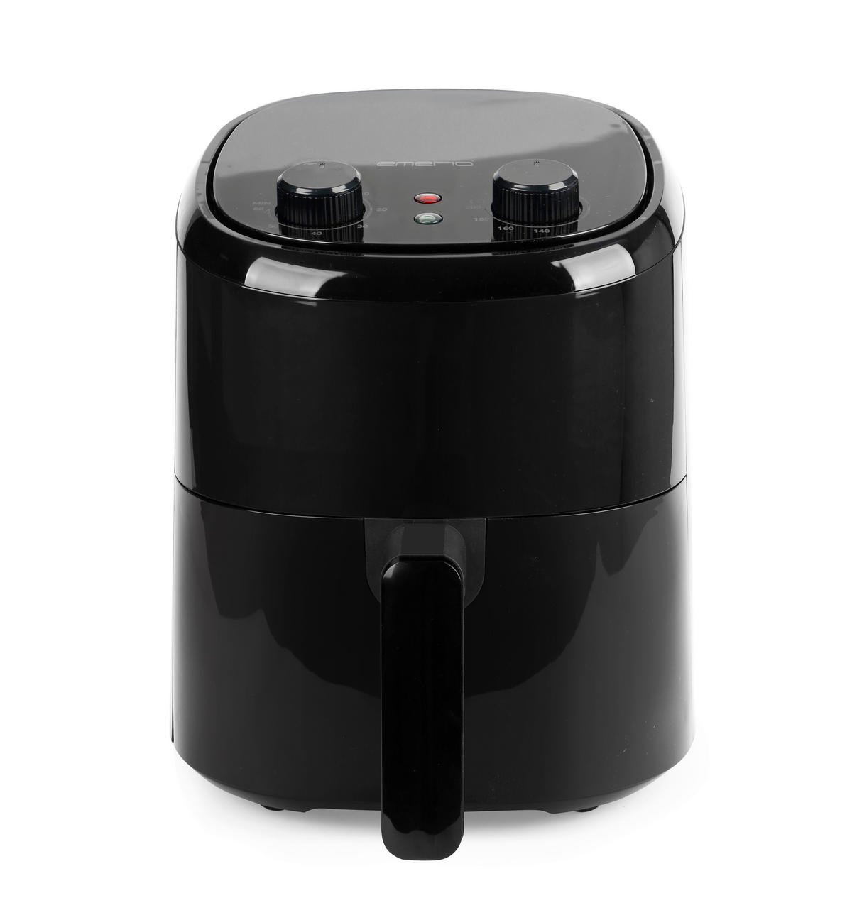 Emerio Heißluftfritteuse AF-130646 schwarz Kunststoff H/D: ca. 26x23 cm ca. 2,2 l Heißluftfritteuse AF-130646 - schwarz (23,00/26,00cm) - Emerio