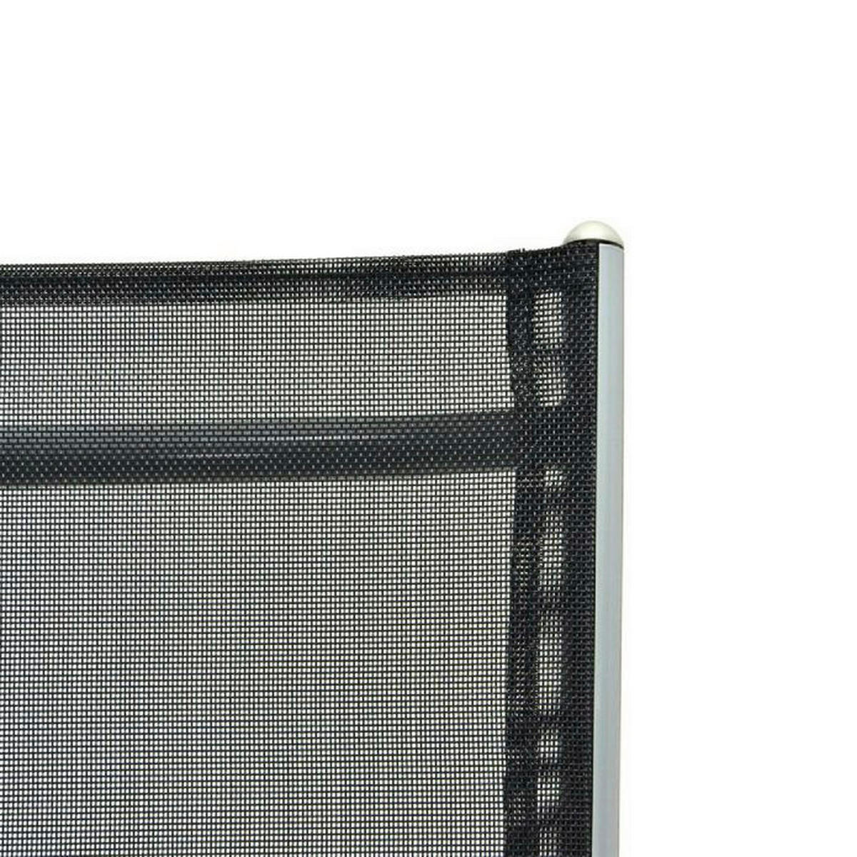 VCM Klappsessel 2er Set anthrazit Aluminium B/H/T: ca. 56x105x65 cm 2er Set - schwarz/anthrazit (56,00/105,00/65,00cm) - VCM