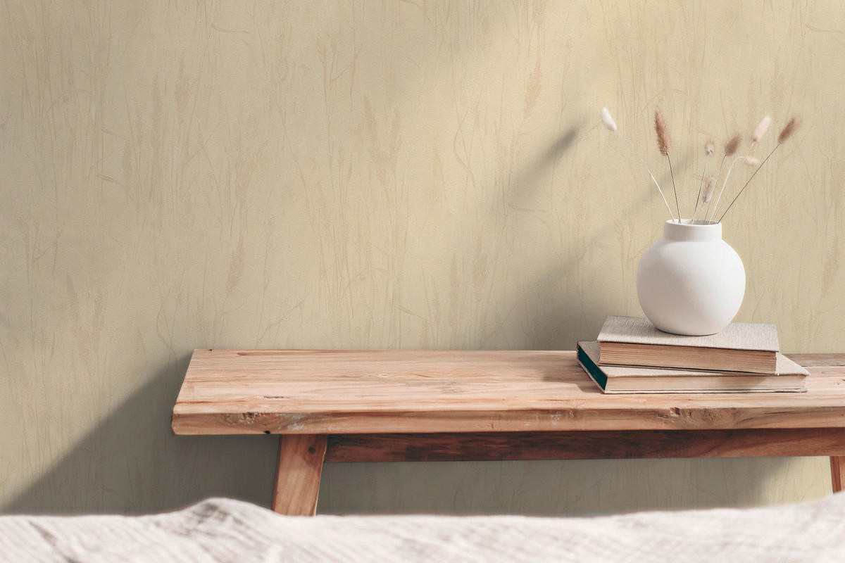 A.S.Création Vliestapete beige gelb B/H/D: ca. 53x1005x8,7 cm Vliestapete - beige/gelb (8,70/1005,00cm) - A.S.Creation