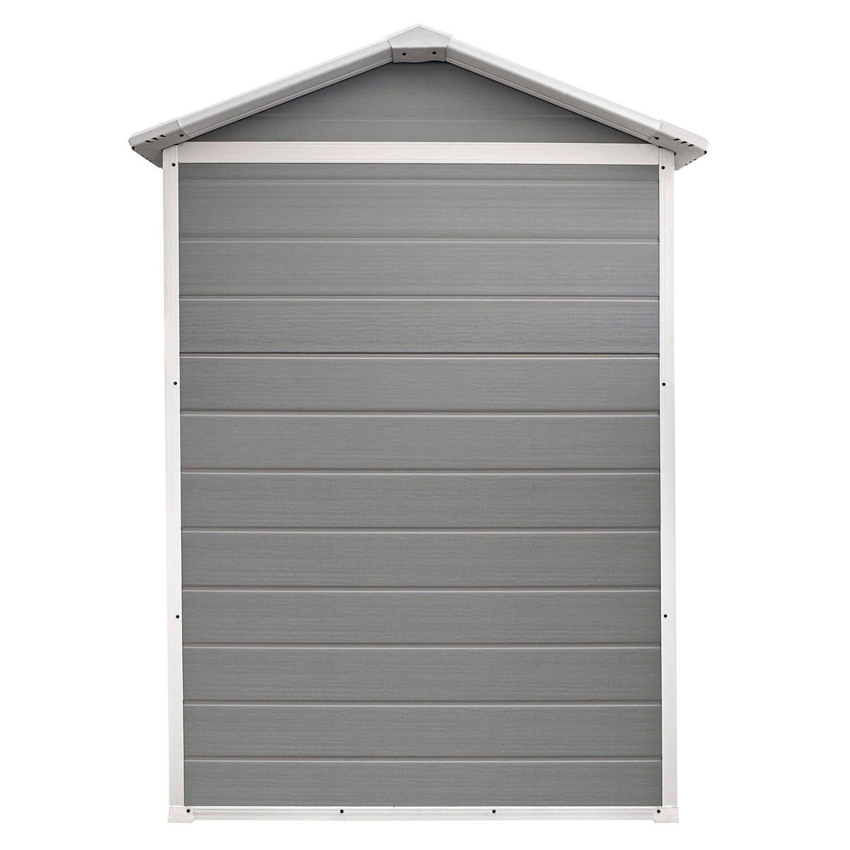 POCOline Gartenhaus Basic grau Basic - weiß/grau - POCOline