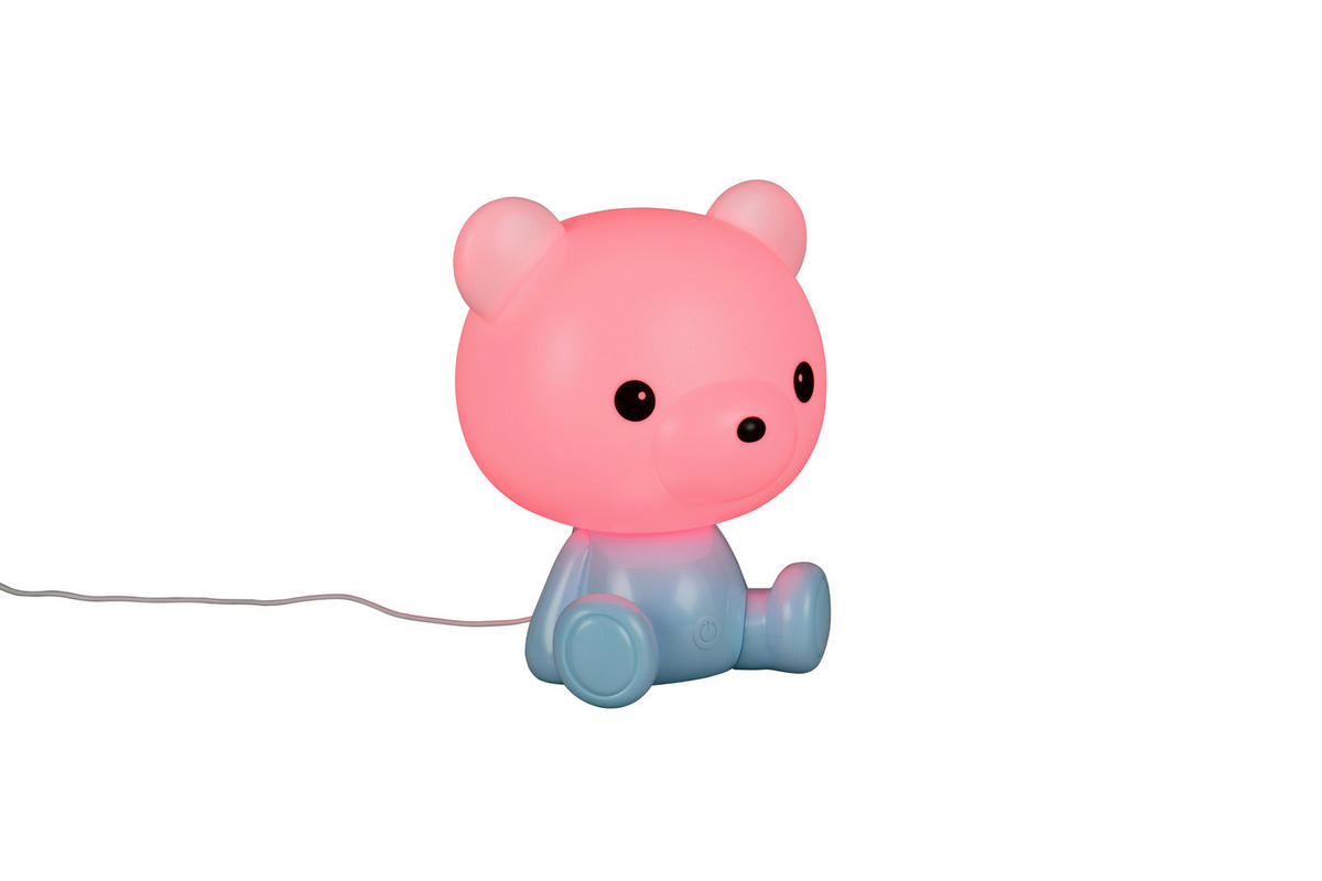 Reality LED Tischleuchte CUTIE blau Kunststoff B/H/T: ca. 21x25,5x19 cm 1 Brennstellen Cutie - blau (21,00/25,50/19,00cm) - Reality