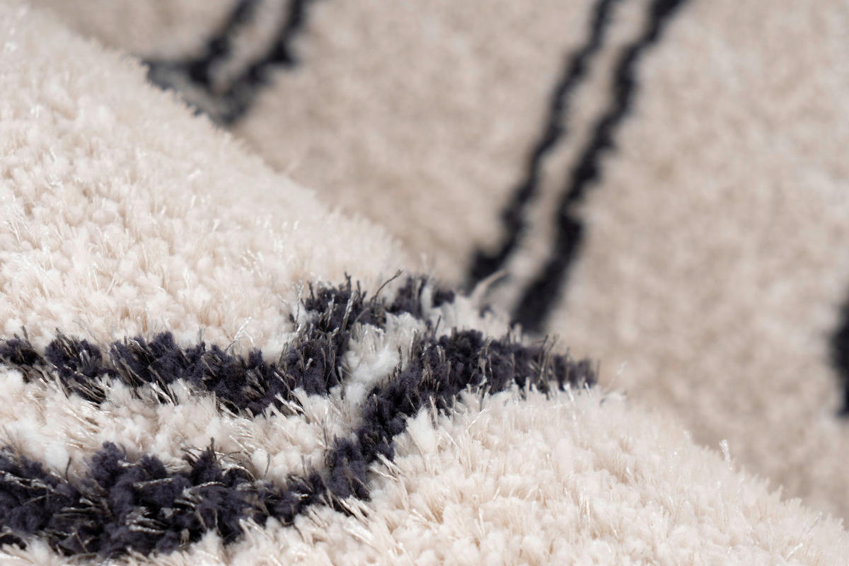 360Living Teppich elfenbein B/L: ca. 80x150 cm Teppich_Orlando 200 80 x 150cm - elfenbein (80,00/150,00cm) - 360Living