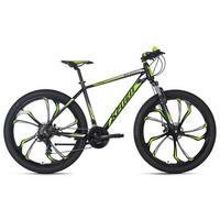 KS-Cycling Mountainbike Xplicit Hardtail Xplicit 27,5 Zoll Rahmenhöhe 46 cm 21 Gänge schwarz schwarz ca. 27,5 Zoll Xplicit - schwarz/grün - KS-Cycling