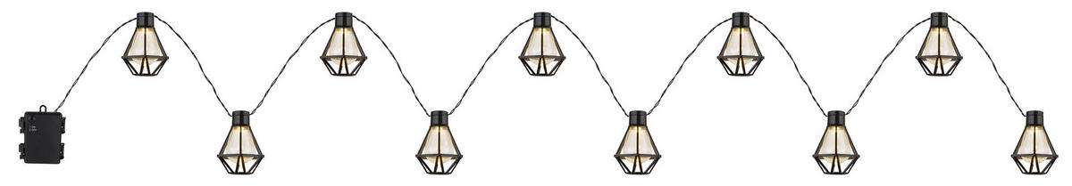 GLOBO LED-Lichterkette STENA klar B/H/T: ca. 8x10x230 cm STENA - klar/schwarz (8,00/10,00/230,00cm) - GLOBO