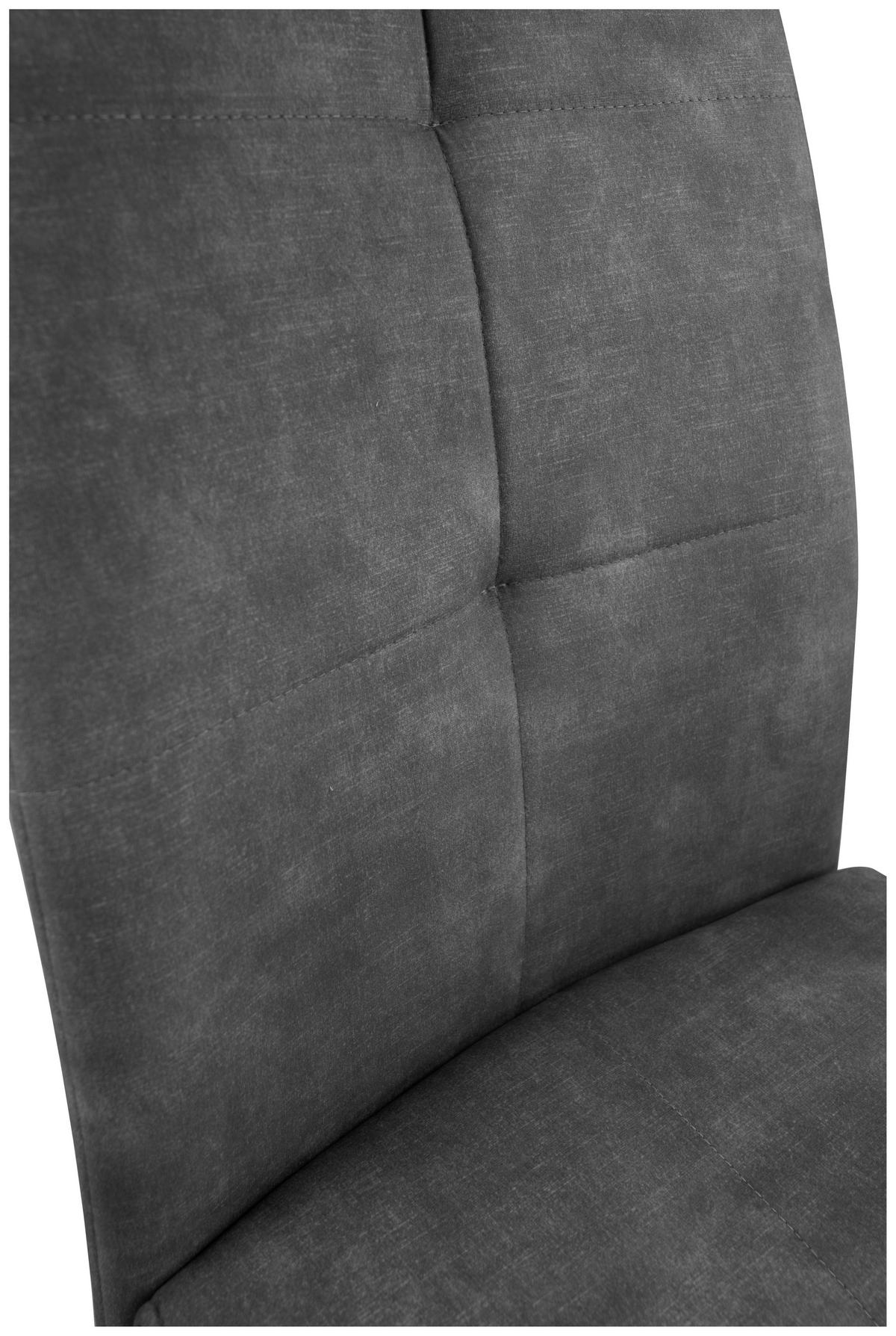 Schwingstuhl Zora anthrazit Microfaser B/H/T: ca. 42x100x61 cm Zora - schwarz/anthrazit (42,00/100,00/61,00cm)