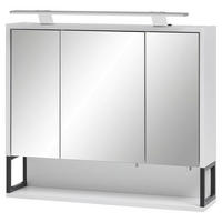 Spiegelschrank Limone weiß B/H/T: ca. 70x66,1x16 cm Limone - weiß (70,00/66,10/16,00cm) - Möbelpartner