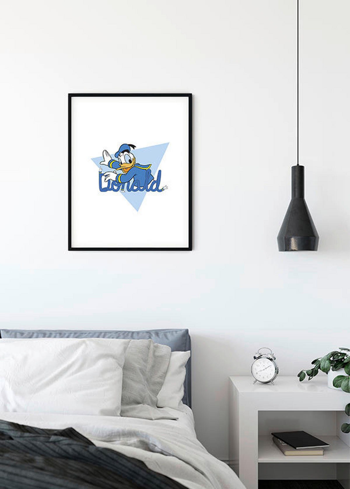 Komar Poster Donald Duck Triangle Disney B/L: ca. 40x50 cm Donald Duck Triangle - (40,00/50,00cm) - Komar