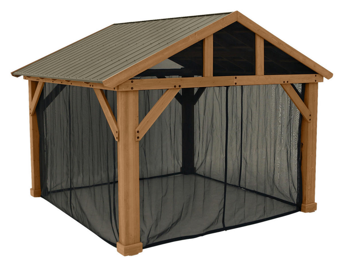 Westmann Pavillon-Moskitonetz Yukon schwarz Kunststoff Yukon - schwarz - Westmann