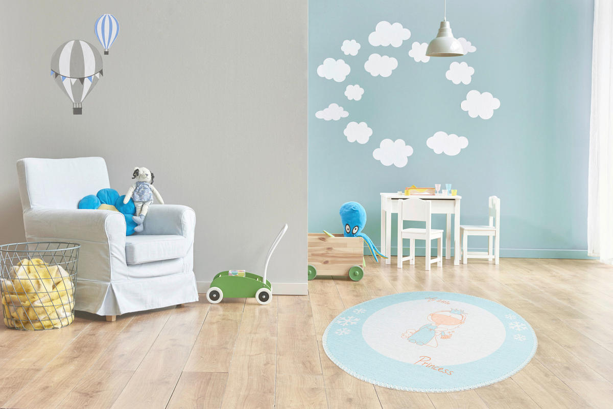 360Living Teppich Bambini mint D: ca. 160 cm Bambini - mint (160,00cm) - 360Living