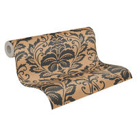 A.S.Creation Vliestapete Attractive Barock orange grau B/L: ca. 53x1005 cm Attractive - orange/grau (53,00/1005,00cm) - A.S.Creation