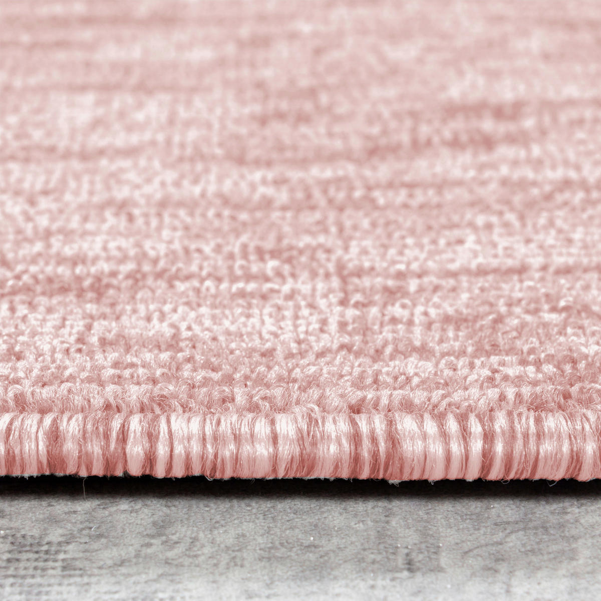 Ayyildiz Teppich NIZZA rosa B/L: ca. 200x200 cm NIZZA - rosa (200,00/200,00cm) - Ayyildiz