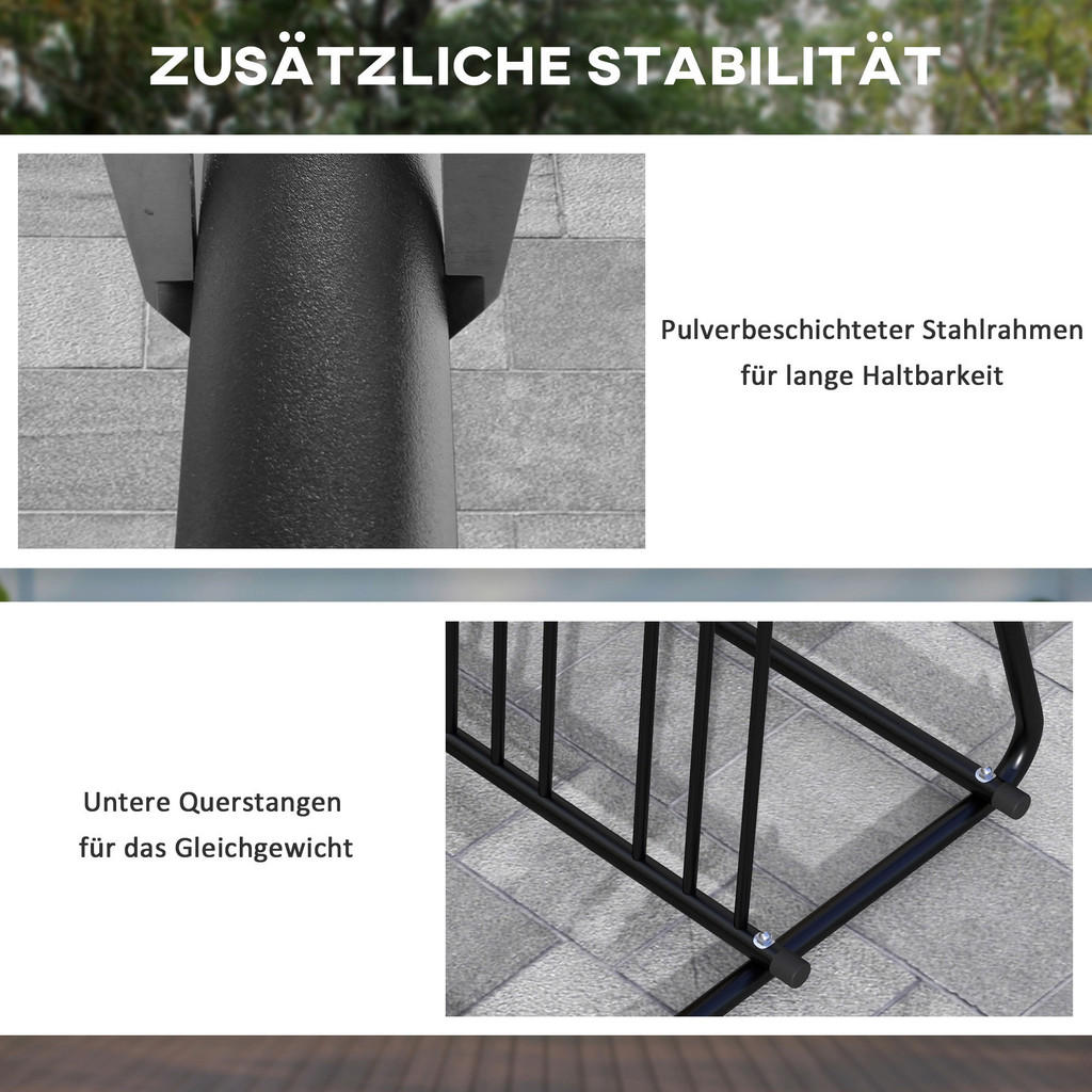 Thumbnail - DURHAND Fahrrad-Zubehör schwarz schwarz B/H/L: ca. 100x155x75 cm