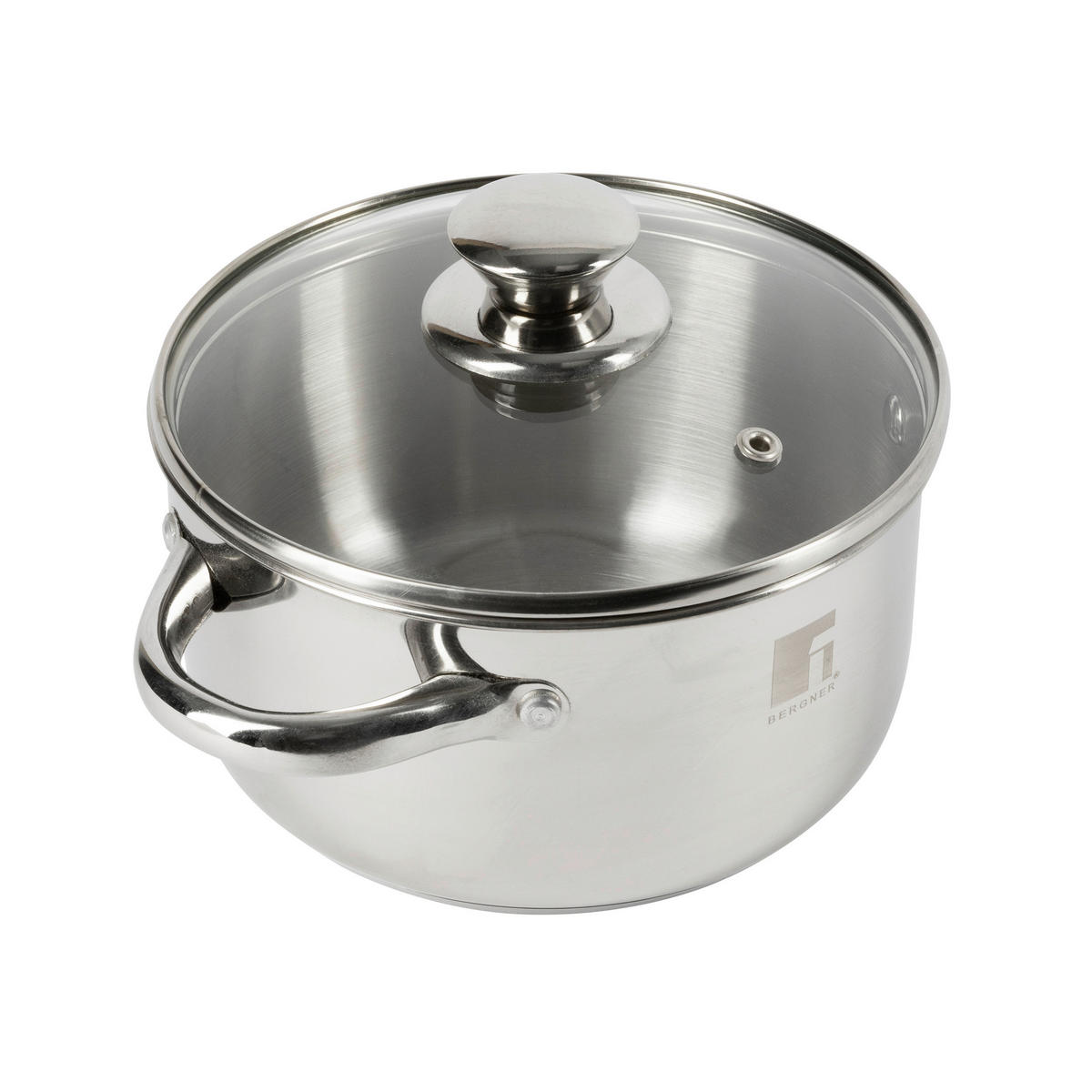 BERGNER Topfset Alea silber Edelstahl 6 tlg. Alea - silber - BERGNER