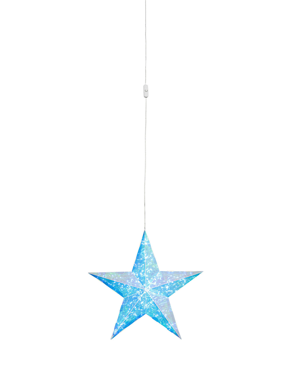 Nolo Dekoleuchte transparent B/H/L: ca. 30x10x30 cm LED-Dekoleuchte_Star - transparent (30,00/30,00/10,00cm) - Nolo