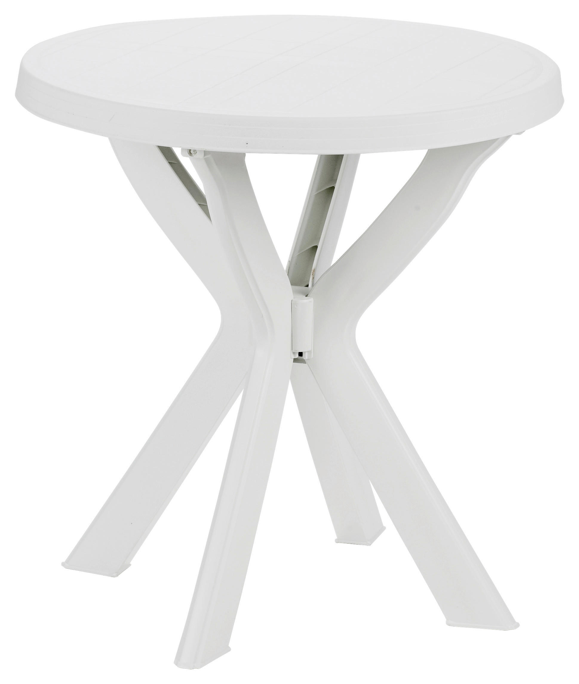 ProGarden Kunststofftisch Don weiß Polypropylen H/D: ca. 72x70 cm Don - weiß (70,00/72,00cm) - ProGarden