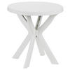 ProGarden Kunststofftisch Don weiß Polypropylen H/D: ca. 72x70 cm Don - weiß (70,00/72,00cm) - ProGarden