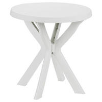 ProGarden Kunststofftisch Don weiß Polypropylen H/D: ca. 72x70 cm Don - weiß (70,00/72,00cm) - ProGarden