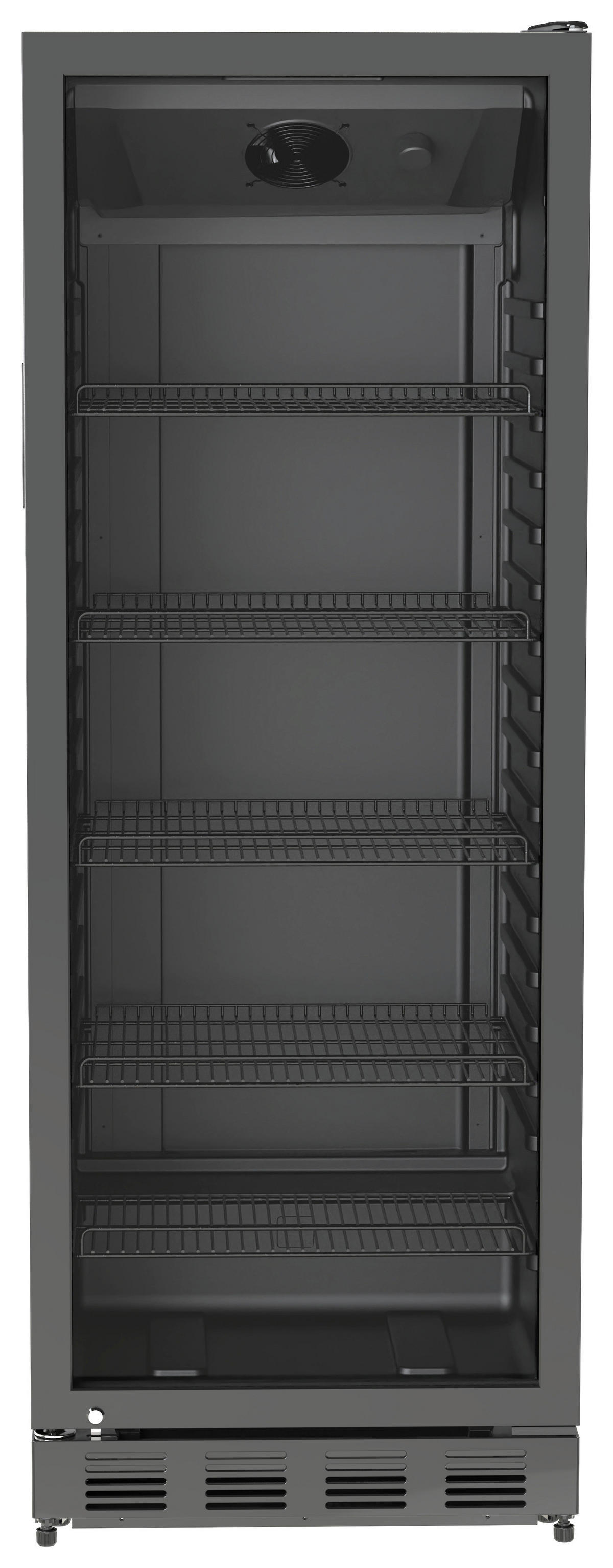 POCOline Kühlschrank GTK159-280CS schwarz B/H/T: ca. 57x159x60 cm Glastürkühlschrank GTK159-280CS - schwarz (57,00/159,00/60,00cm) - POCOline