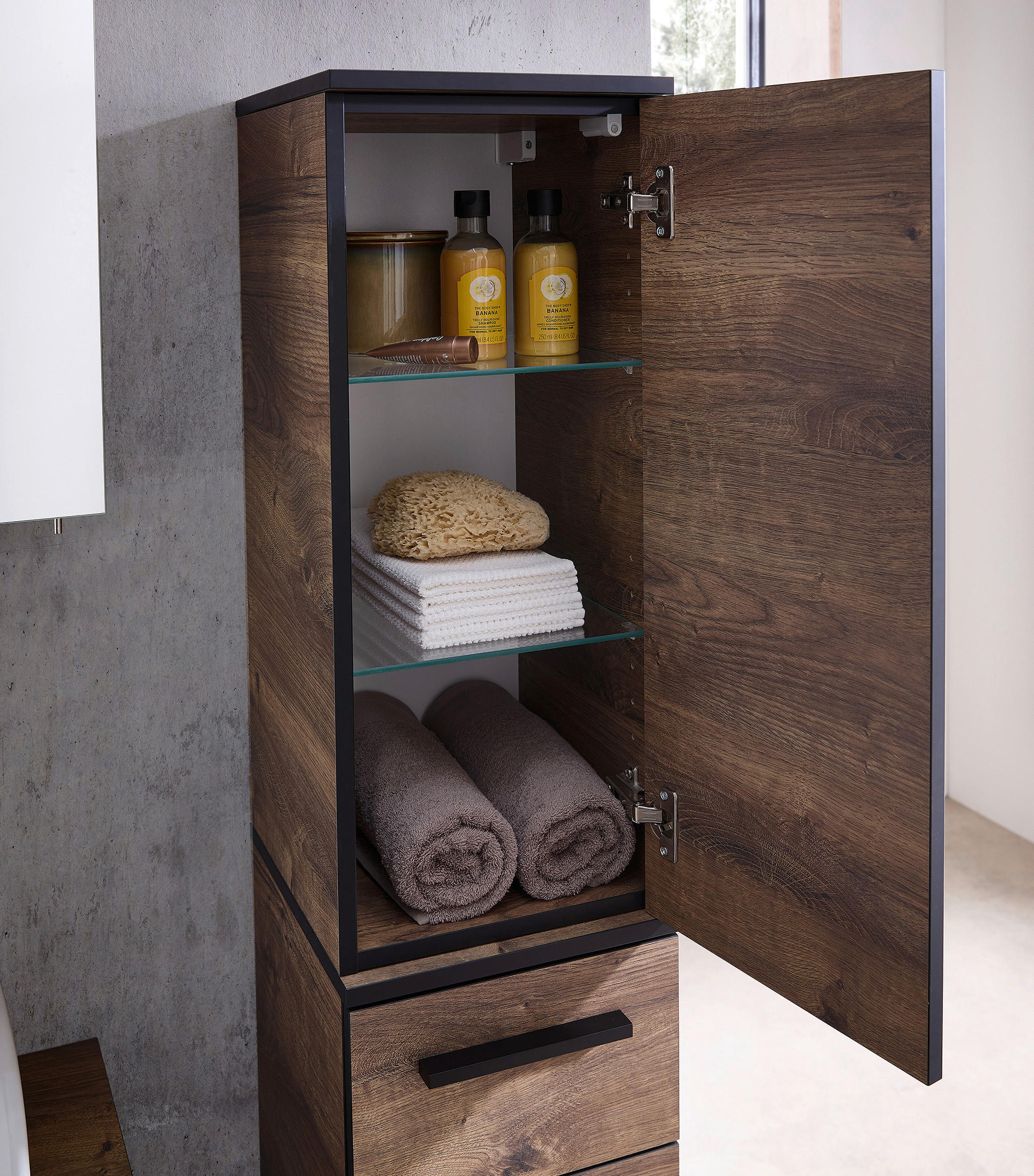 Midischrank Quickset 374 Eiche Ribeck Nachbildung B/H/T: ca. 30x143,7x33 cm Quickset 374 - Eiche (30,00/143,70/33,00cm) - Pelipal