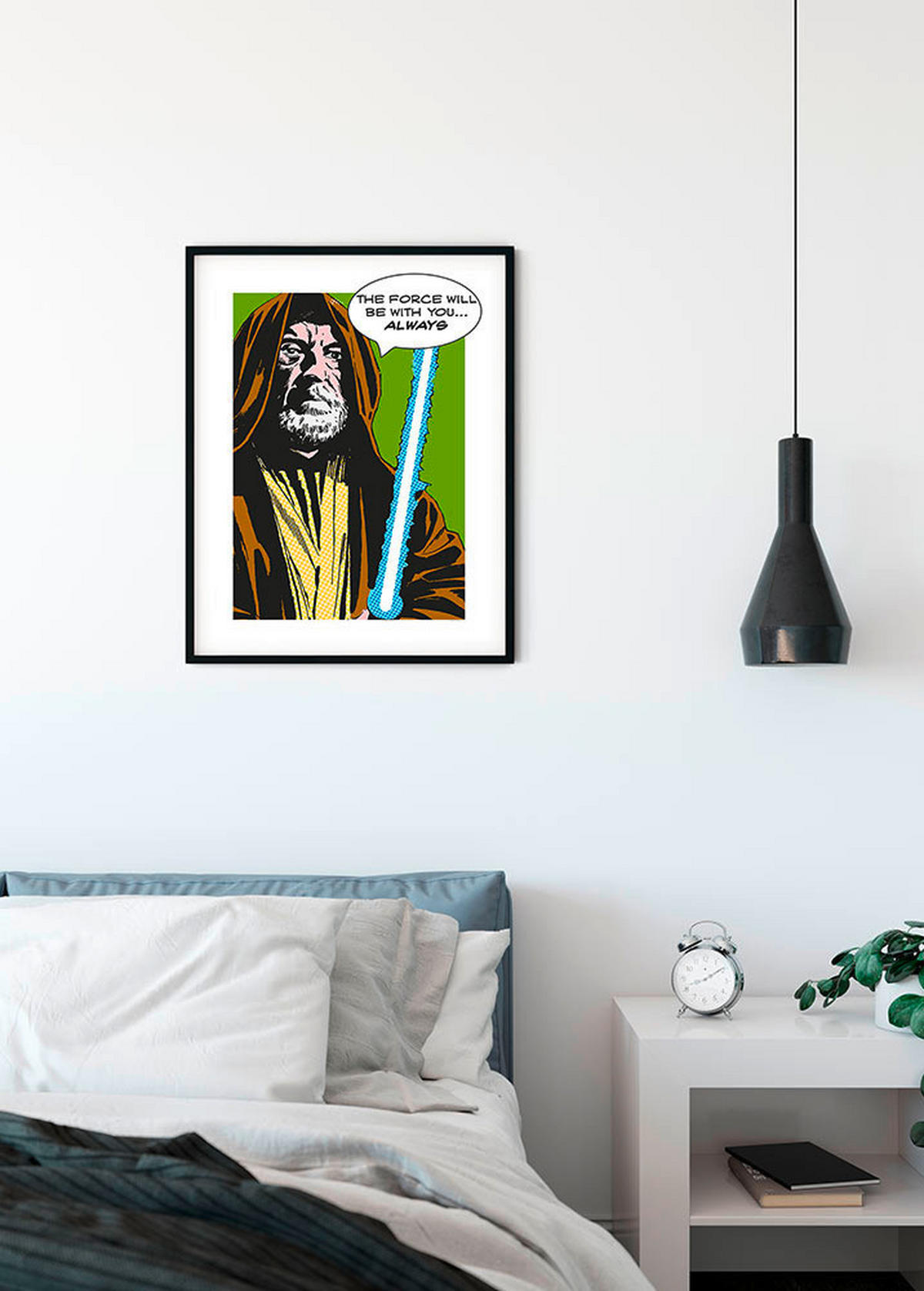 Komar Poster Star Wars Classic Comic Quote Obi W Star Wars B/L: ca. 30x40 cm Star Wars Classic Comic Quote Obi W - (30,00/40,00cm) - Komar