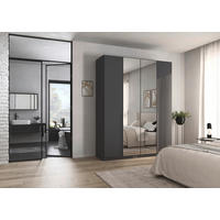 Kleiderschrank Alabama grau B/H/T: ca. 181x229x54 cm Alabama - Alu/grau (181,00/229,00/54,00cm)
