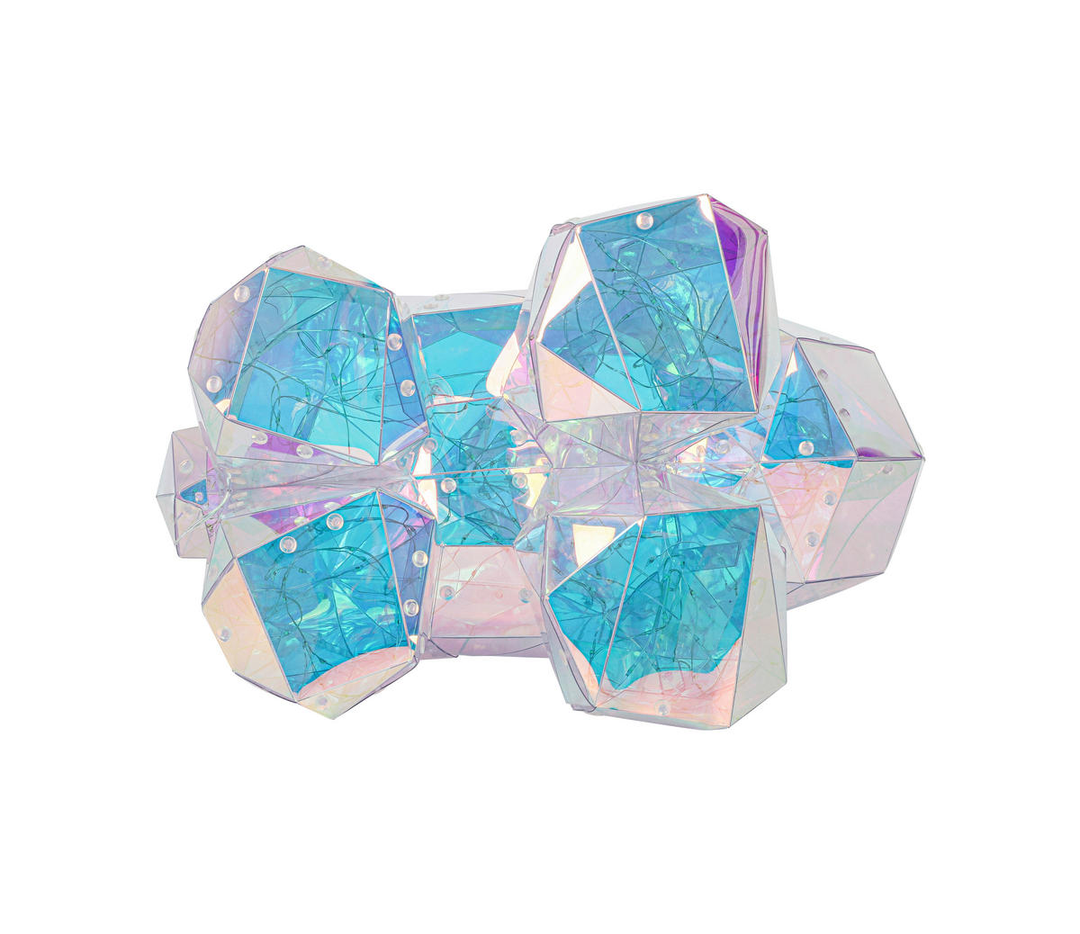 LED-Dekoleuchte transparent Kunststoff B/H/L: ca. 23x36x38 cm Einhorn - transparent (38,00/23,00/36,00cm)