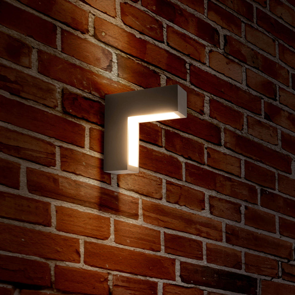 LED-Außen Wandleuchten 1163197 anthrazit B/H/L: ca. 5x15x15 cm LED Außen Wandleuchten "Angus" - anthrazit (15,00/5,00/15,00cm) - Näve Leuchten