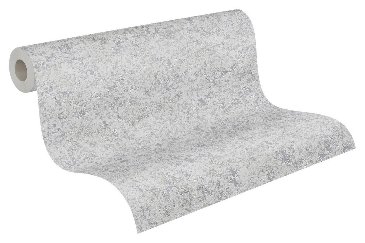 A.S.Creation Vliestapete Attractive Uni grau B/L: ca. 53x1005 cm Attractive - grau (53,00/1005,00cm) - A.S.Creation
