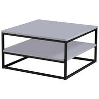 Couchtisch Tilda 2 grau MDF B/H/T: ca. 75x40x75 cm Tilda 2 - schwarz/grau (75,00/40,00/75,00cm)