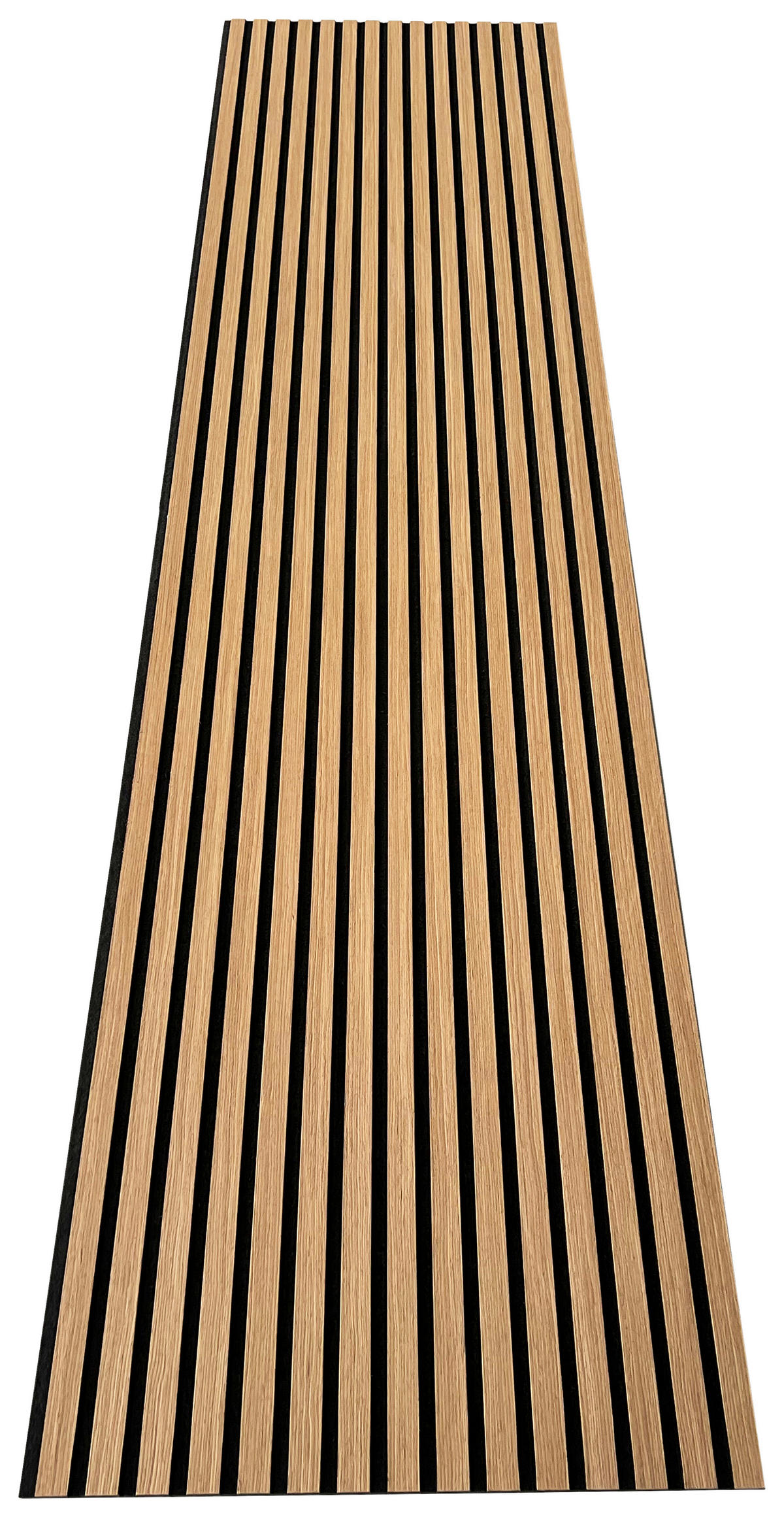 Wand-und Akustikpaneel braun L/B/H: ca. 244x60x1 cm pro Stück Akustikpaneel 244x60 Oiled Oak - braun (244,00/60,00/1,00cm)