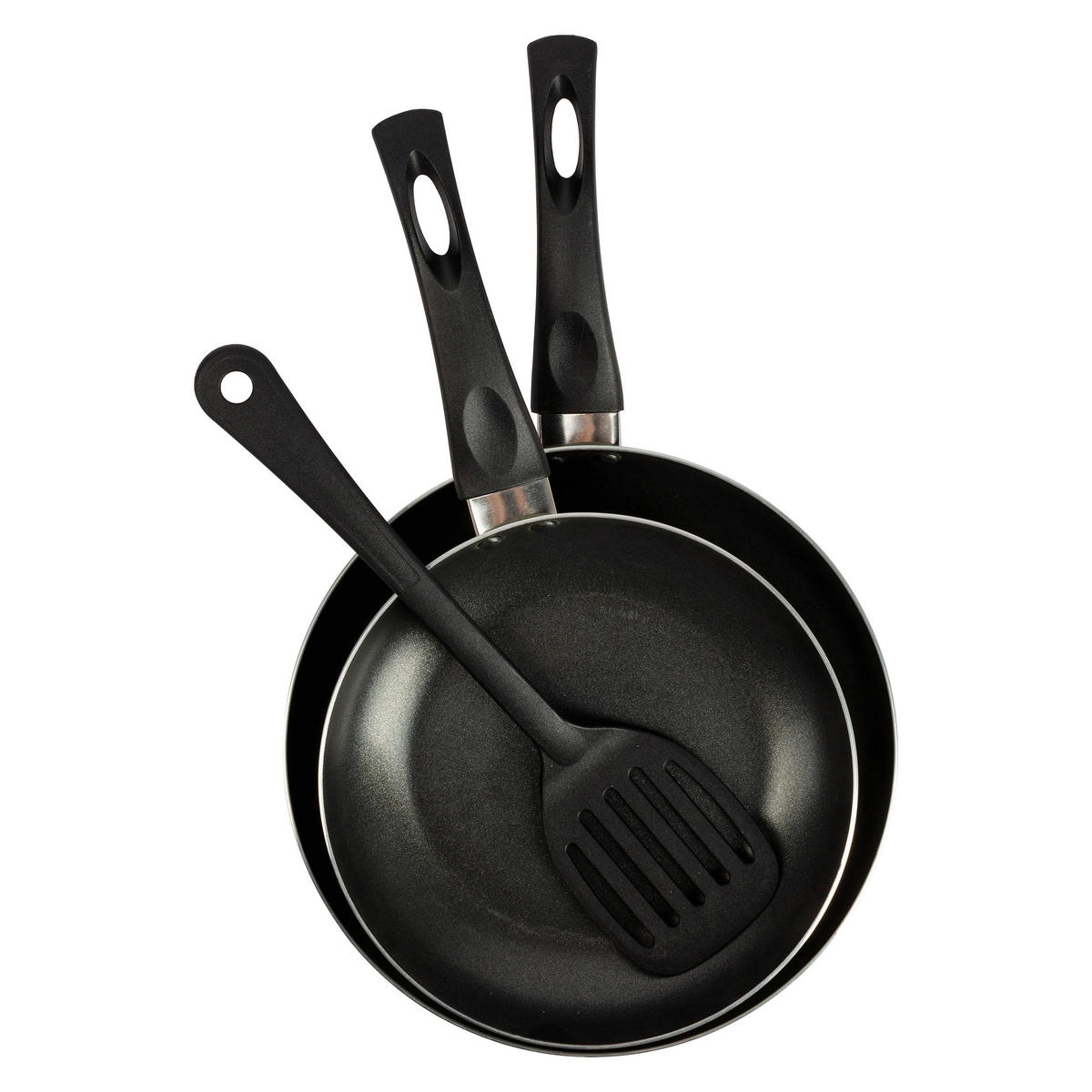 SAN IGNACIO Pfannenset FRIDA REECO schwarz Aluminium FRIDA REECO - schwarz - SAN IGNACIO