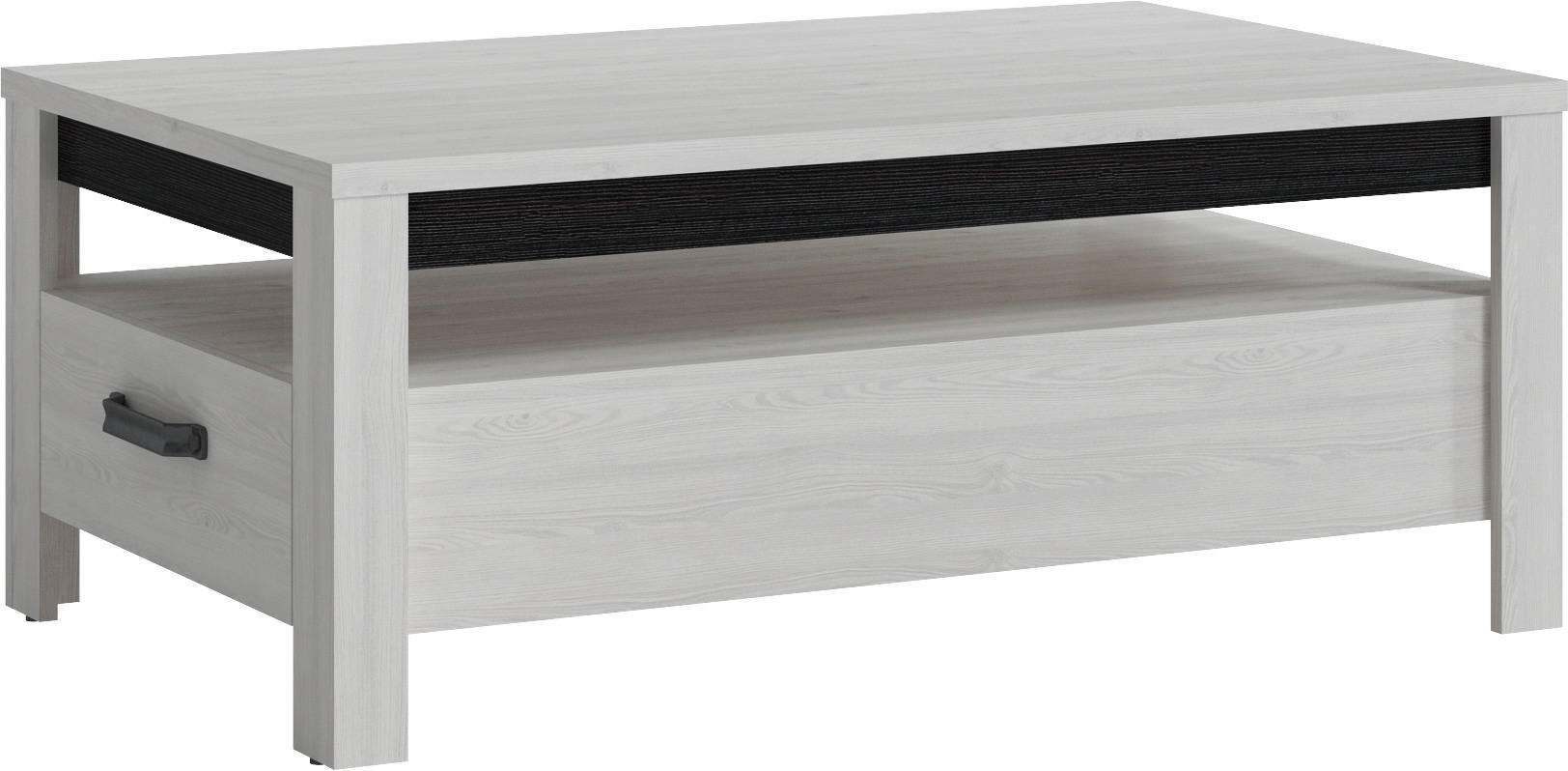 Couchtisch Ranchi Sibiu Lärche Laricio Pinie Nachbildung B/H/T: ca. 110x45x67 cm Ranchi - (110,00/45,00/67,00cm)