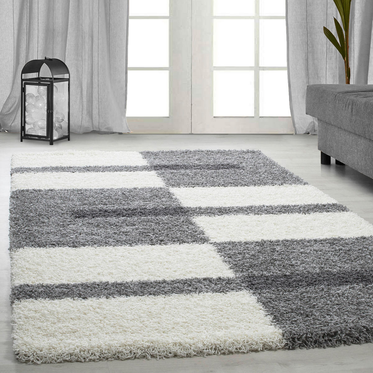 Ayyildiz Teppich GALA hellgrau B/L: ca. 60x110 cm GALA - hellgrau (60,00/110,00cm) - Ayyildiz