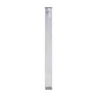 VidaXL Wassersäule silber B/H/L: ca. 7x60x23,5 cm Wassersäule - silber (23,50/7,00/60,00cm) - VidaXL